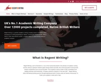 Regentwriting.co.uk(Regent Writing) Screenshot