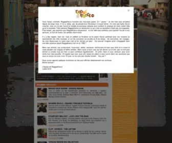 Reggaefrance.com(La référence Reggae) Screenshot