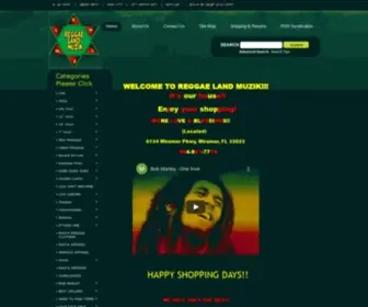 Reggaelandmuzik.com(Reggae Land Muzik) Screenshot