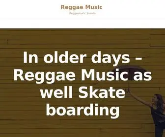 Reggaematic.com(Reggae Music) Screenshot