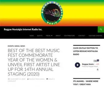 Reggaenostalgia.com(Reggae Nostalgia Internet Radio Inc) Screenshot