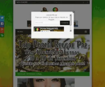 Reggaepaz.com(Portal Reggae PAZ) Screenshot