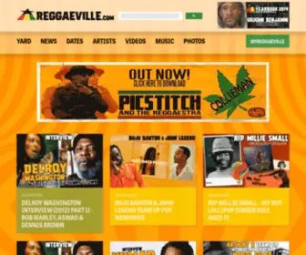 Reggaeville.com(Reggae) Screenshot