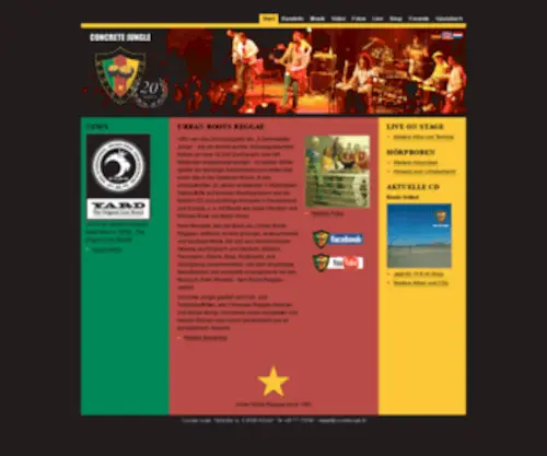 ReggaeWorld.de(Our band has got his own stile) Screenshot