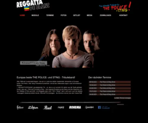 Reggattadeblanc.de(Reggatta de Blanc) Screenshot