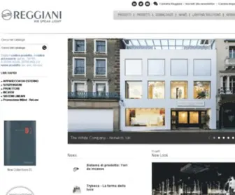 Reggiani.net(Reggiani Illuminazione) Screenshot