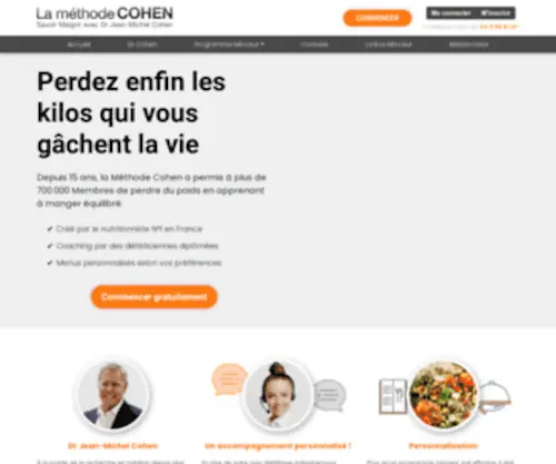 Regime-Jean-Michel-Cohen.fr(La méthode Cohen pour perdre du poids) Screenshot