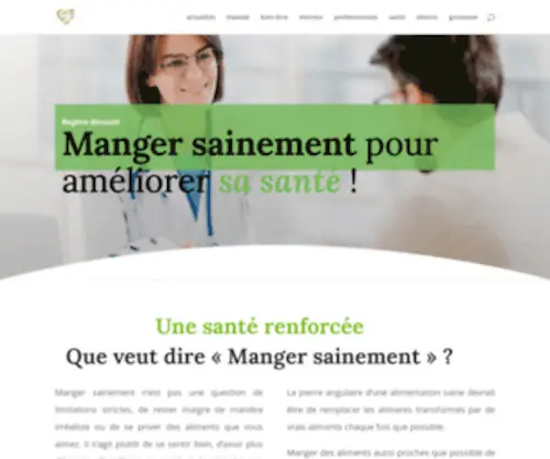 Regimediscount.com(L’art de manger sainement et pas cher) Screenshot