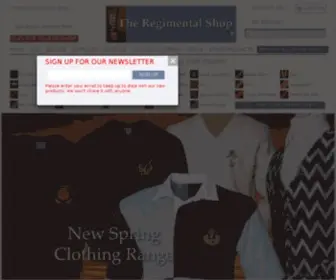 Regimentalshop.com(The Regimental Shop) Screenshot