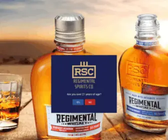 Regimentalspirits.com(Regimental Spirits Company) Screenshot