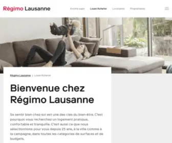 Regimo-Lausanne.ch(Regimo Lausanne) Screenshot