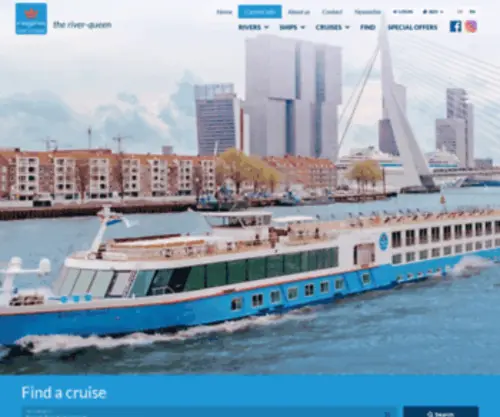 Regina-Rivercruises.com(Flusskreuzfahrten in ganz Europa) Screenshot