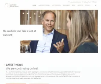 Reginacoeli.com(Language Institute Regina Coeli) Screenshot