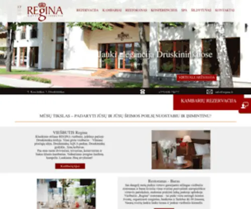 Regina.lt(Viešbutis) Screenshot