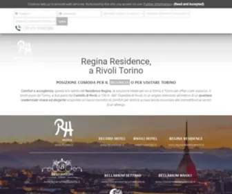 Reginaresidencerivoli.it(Il Residence Regina a Rivoli è situato in posizione strategica alle porte di Torino) Screenshot