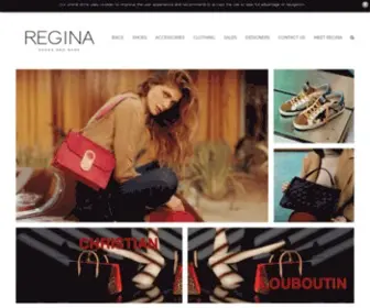 Reginashoes.com(Regina Shoes) Screenshot