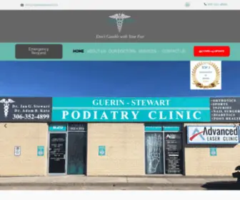 Reginaskpodiatrist.ca(Podiatrist in Regina) Screenshot