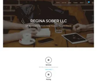 Reginasober.com(ReginaSober) Screenshot