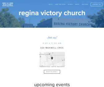 Reginavictory.com(Regina Victory Church) Screenshot