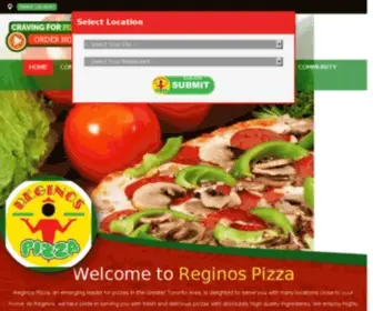 Reginospizza.com(Reginos Pizza) Screenshot