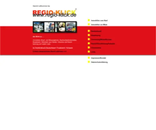Regio-Klick.de(Immobilien/Bauhandwerk im Dreiländereck zw) Screenshot