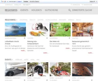 Regio-Swiss.ch(REGIOSWISS) Screenshot