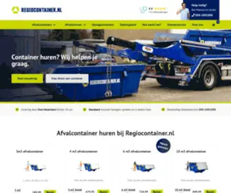 Regiocontainer.nl(Container Huren) Screenshot