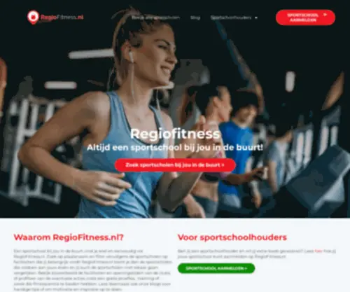Regiofitness.nl(Vind hier de sportschool die bij jou past) Screenshot