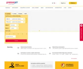 Regiojet.cz(Vlakové a autobusové jízdenky) Screenshot