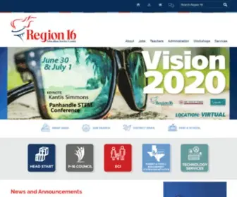 Region16.net(ESC Region 16) Screenshot