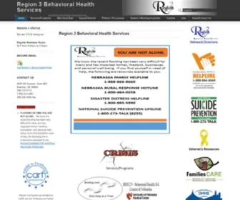 Region3.net(Region 3 Behavioral Health Services) Screenshot