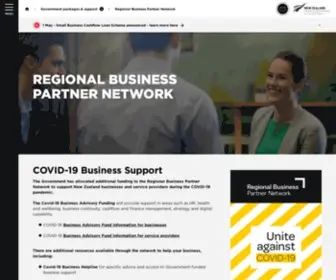 Regionalbusinesspartners.co.nz(Regional Business Partner Network) Screenshot