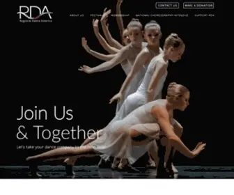 Regionaldanceamerica.org(Regional Dance America) Screenshot