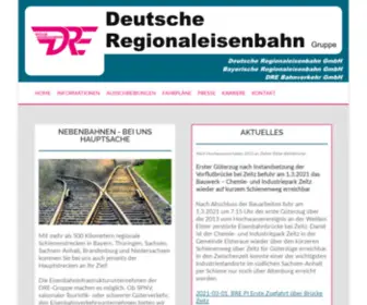 Regionaleisenbahn.de(Deutsche Regionaleisenbahn Gruppe) Screenshot