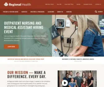 Regionalhealth.org(Monument Health) Screenshot