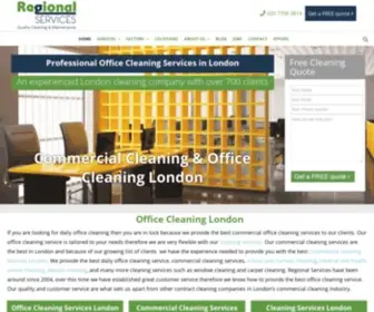 Regionalservices.co.uk(Regional Cleaning Services) Screenshot