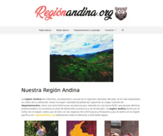 Regionandina.org(Todo sobre la) Screenshot