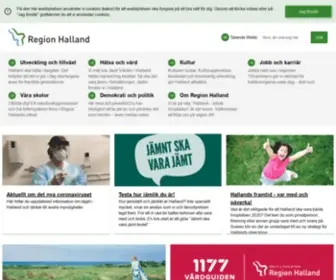 Regionhalland.se(Förstasidan) Screenshot