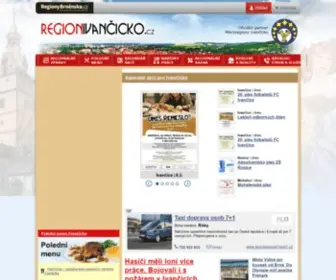Regionivancicko.cz(Regionální portál města Ivančice a okolí) Screenshot
