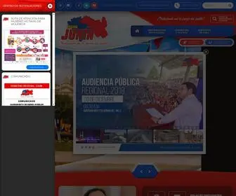 Regionjunin.gob.pe(Gobierno Regional Junín) Screenshot