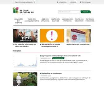 Regionkronoberg.se(Region Kronoberg) Screenshot