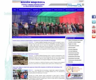 Regionmoquegua.gob.pe(Gobierno Regional de Moquegua) Screenshot