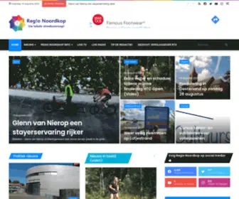 Regionoordkop.nl(Regio Noordkop start) Screenshot