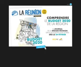 Regionreunion.com(Région Réunion) Screenshot