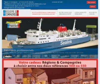 Regionsetcompagnies.fr(Boutique Régions & Compagnies) Screenshot