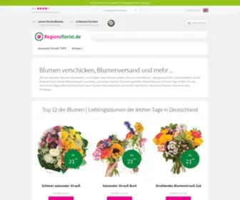 Regionsflorist.de(Blumen verschicken) Screenshot