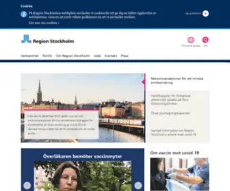 Regionstockholm.se(Region Stockholm) Screenshot