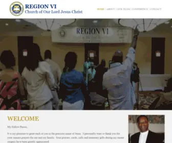 Regionvicooljc.org(Region VI Church of Our Lord Jesus Christ) Screenshot