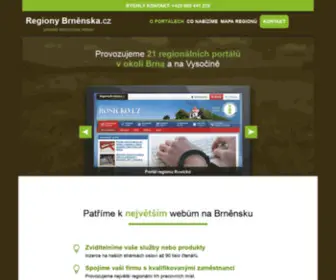 Regionybrnenska.cz(Regionální portály CZ) Screenshot