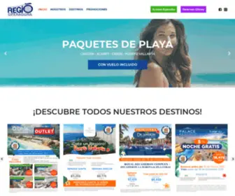 Regioperadora.com(Operadora Mayorista de viajes especialista en destinos Nacionales e Internacionales) Screenshot